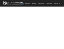 Tablet Screenshot of designbydetail.co.uk